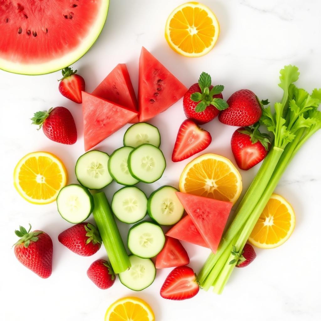Alimentos que también te hidratan